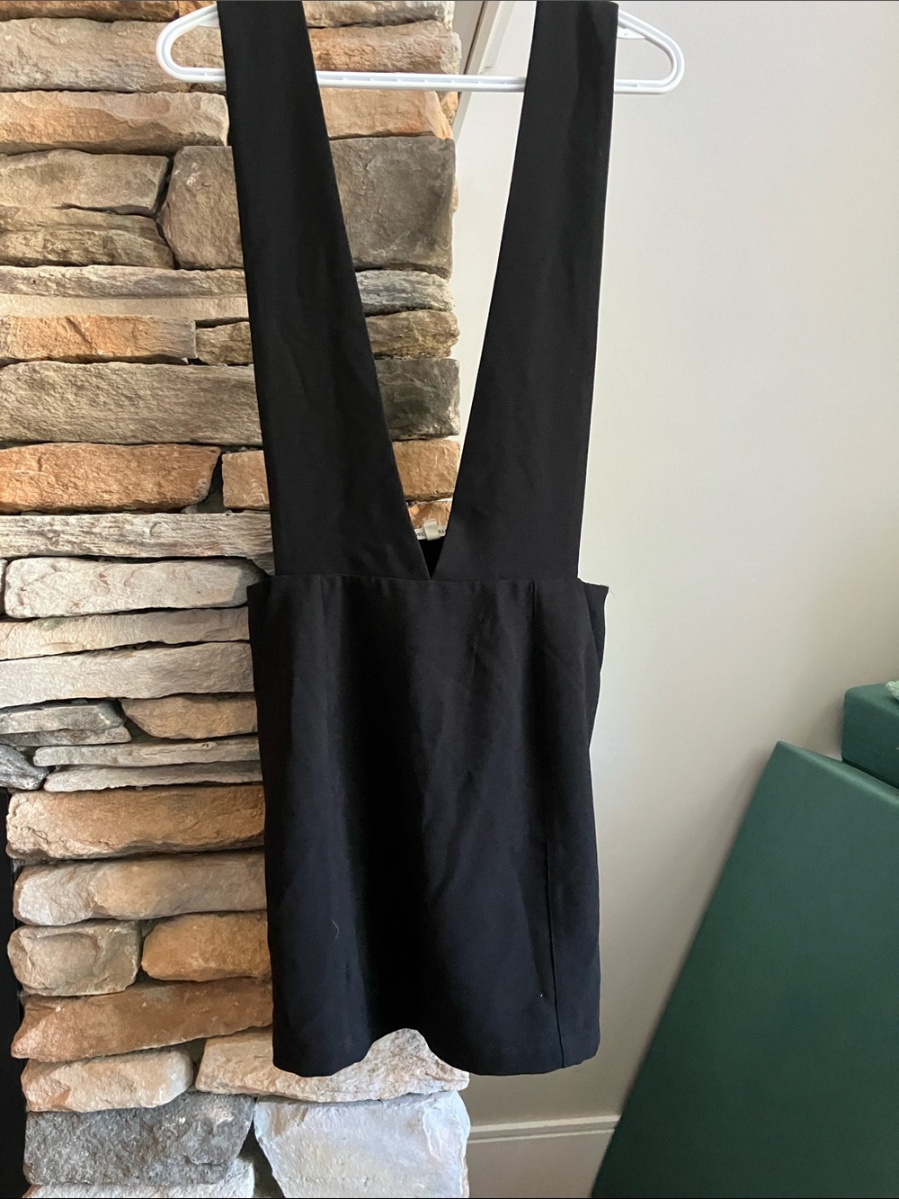 Avec Les Filles Black Suspender Romper